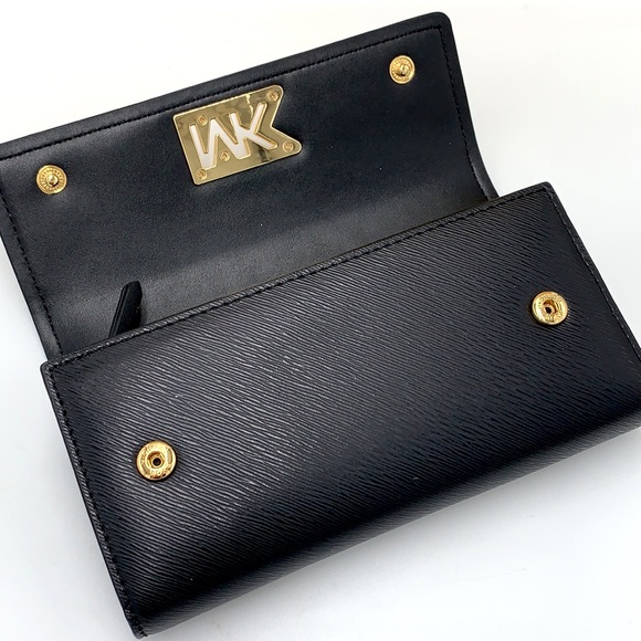 NWT MICHAEL KORS MIMI LARGE BIFOLD WALLET BLACK COLOR - Picture 3 of 16